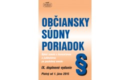 Kolektív autorov: OBČIANSKY SÚDNY PORIADOK (VII. vydanie)
