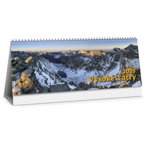 VYSOKÉ TATRY 2025 (Formát: 30 x 12 cm)