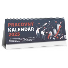 PRACOVNÝ KALENDÁR 2025 - veľký (Formát: 30 x 12 cm)